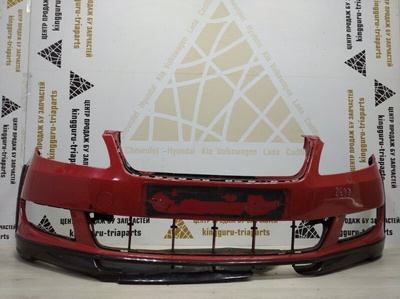 5J0807221D Бампер Skoda Fabia 2 5J2 Рестайлинг 2013