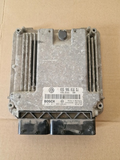 03G906016DJ skoda октавия mk2 1z 2007 блоки управления двигателя