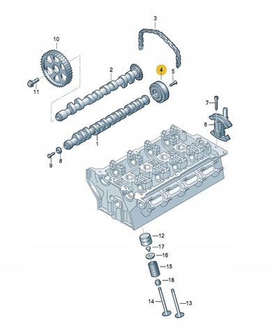 06B109088D оригинальный новый audi volkswagen 2.0 alt колесо фаз грм сроки fazator