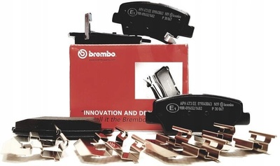 P30067 brembo колодки тормозной задняя п 30 067