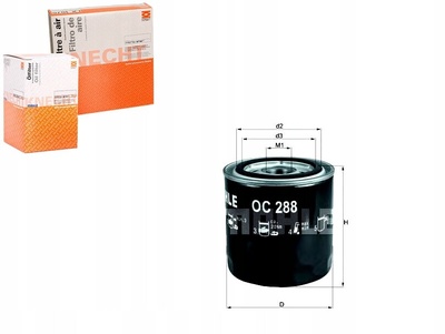 KNEOC288 KNECHT FILTR OLEJU 04884899AB 4884899AB 5038041AA