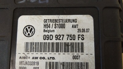 09D927750FS Блок управления АКПП AUDI Q7 2008