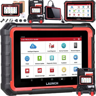Launch x431 pro elite интерфейс диагностический obd2 kodowania
