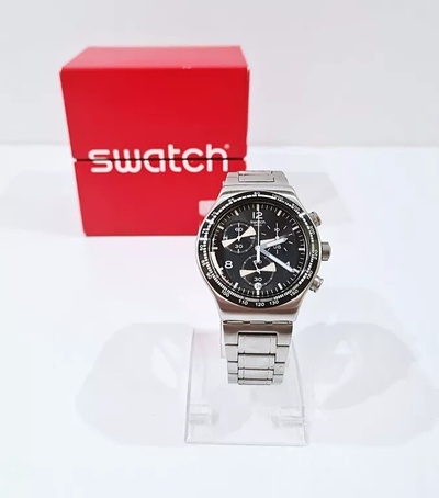 Swatch new irony chrono carbonium dream yvs495g