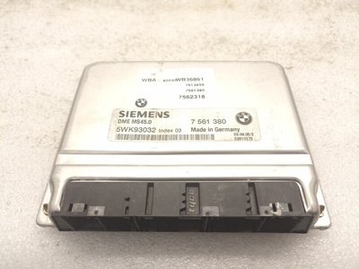 12147561380 Блок управления двигателем BMW X3 E83 2005 , 7561380