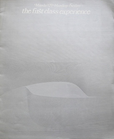 Mazda 929 хардтоп седан prospekt folder reklamowy