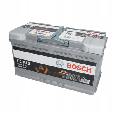 0092S5A130 аккумулятор bosch agm 95ah 850a п