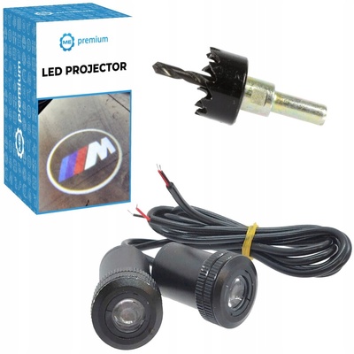ME008766 светодиодный логотип projektory bmw mpower м power m - power