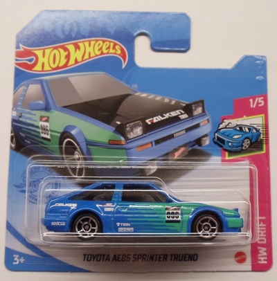 Hot wheels toyota ae86 спринтер trueno № 31 / 250
