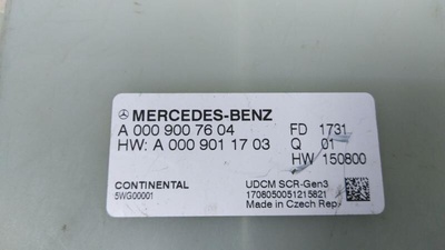 A0009007604 Блок управления AdBlu MERCEDES-BENZ E-CLASS W213 01/2016 - 2018