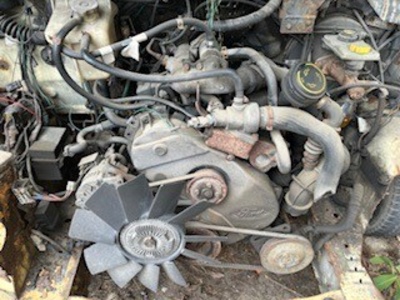 Форд transit 1996 2.4 tdi , двигатель в сборе привод