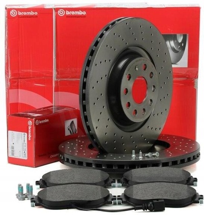 09.C306.1X brembo xtra тормозные диски колодки передняя audi s3 volkswagen гольф r