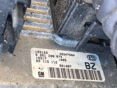0261206074 Блок управления двигателем Opel Corsa C 2006 ,09115112