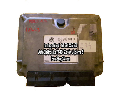 036906034D блок управления двигателя volkswagen поло _274