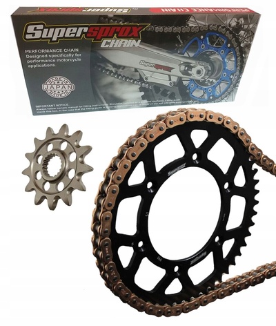 ZSR08581306:40.29809 honda vtr 1000 sp - 1 rc51 00 - комплект napęd - owy spx