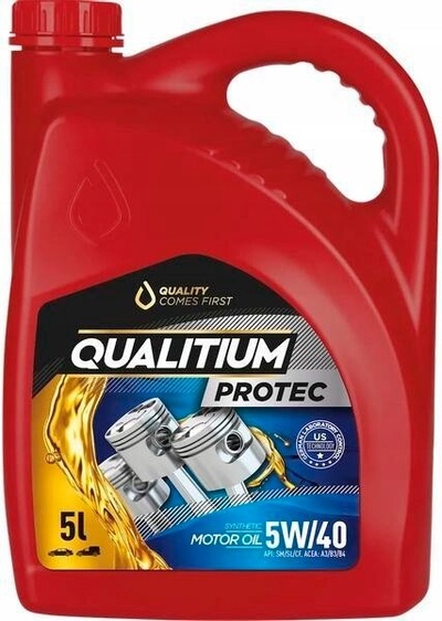 Qualitium protec масляный моторное 5w40 5l