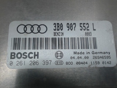 3b0907552 блок управления двс Audi A6 (C5) (1997 - 2004) 1999