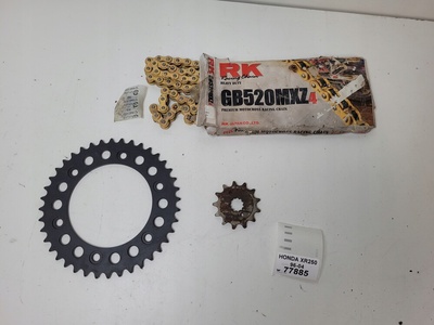 Honda xr 250 96 - 04 комплект карданный 13x40 520 106