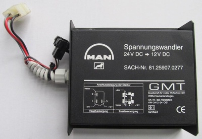 81.25907.0277 MAN przetwornica 24 V - > 12 V