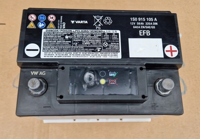 1S0915105AVW2021R аккумулятор 1s0915105a 12v 59ah 640a как новый 2021 rok