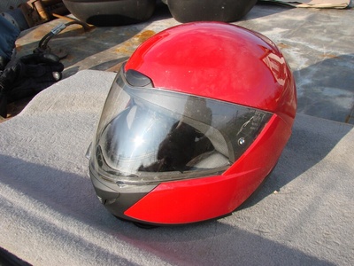 Bmw система 5 kask szczękowy 56 - 57 красный оч.