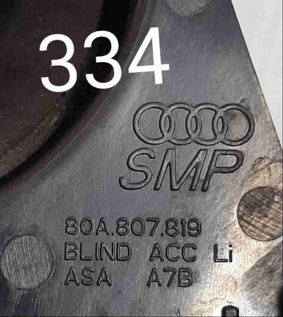 80A807819 Заглушка (решетка) в бампер Audi Q5 II рестайлинг (2020—2023) 2022