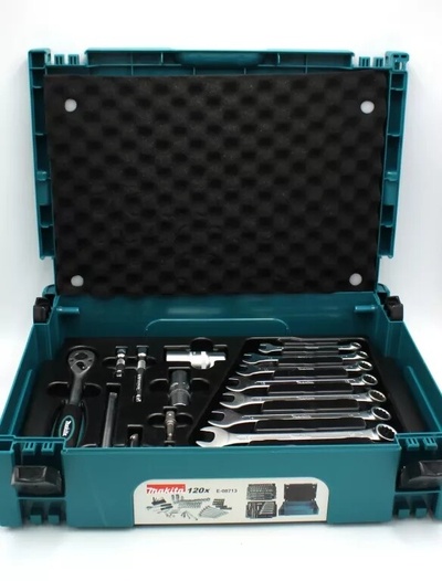 Makita e - 08713 комплект ключей nasadowych płaskich 120el в walizce