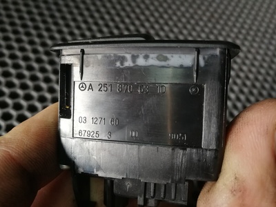 A2518706310 Кнопка открытия багажника Mercedes ML GL 164 R 251 (3399) MERCEDES BENZ M-Class|GL-Class|R-Class W164|X164|W251 2009