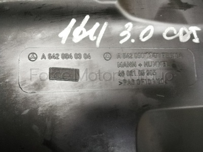 A6420901701 корпус воздушного фильтра левый мерседес 3 0 CDI 642 (81B2) MERCEDES BENZ M-Class|GL-Class W164|X164 2006 ,A6420903901