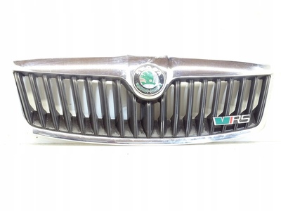 1Z0853661A решетка радиатора бампера передняя skoda октавия ii rs рестайлинг
