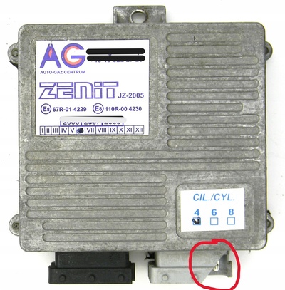 JZ20054cylind зенит jz - 2005 блок управления снг