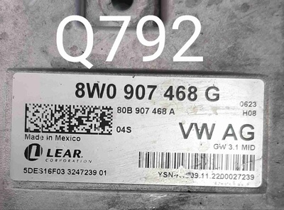 8W0907468G Блок управления (другие) Audi A4 B9 рестайлинг (2019—2023) 2022