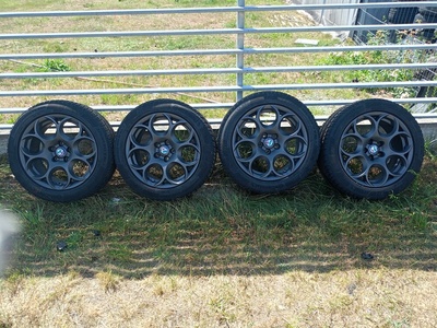 Колёсные диски alu шины колёса 225 / 50 r17 альфа ромео джулия зима