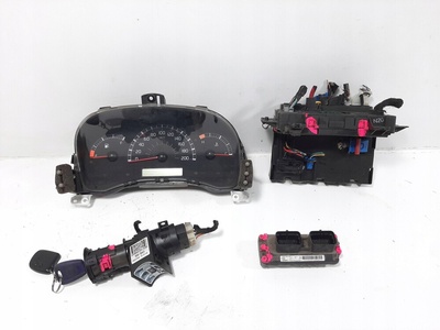 55193434 fiat панда ii 1.1 8v 2003 год комплект стартовый блок управления двигателя