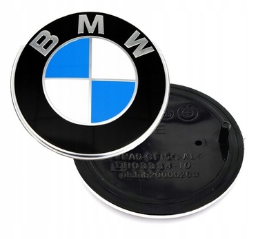 51148132375 Emblemat Znaczek Logo BMW 74mm tył E46 E90 F22 F23 F30 F31 F32 F33 F35 F83
