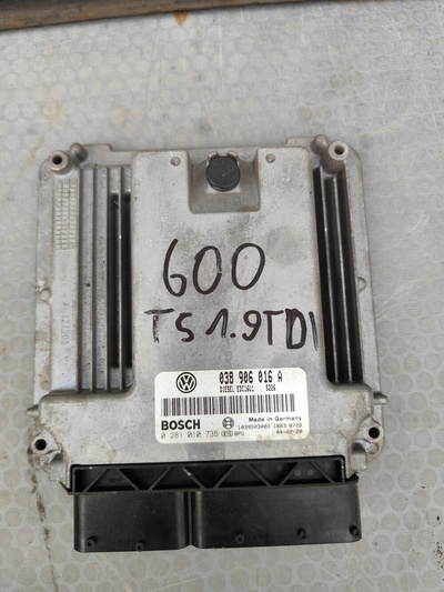 03L907309K volkswagen t5 1.9 tdi блок управления двигателя 038906016a