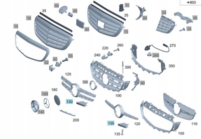A2138179600 эмблема декоративная радиатора мерседес класса е amg