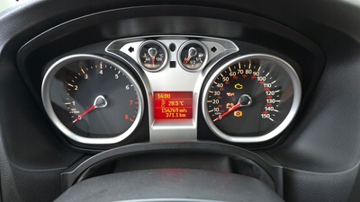 8U4T10849FF форд focus mk2 рестайлинг c - max mk1 fl kuga i спидометр дисплей 2008 r . бензин