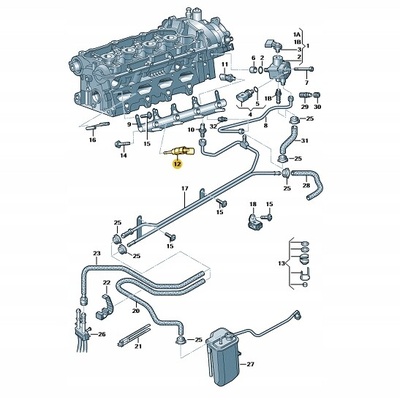 06F906036F форсунки бензин volkswagen гольф 2.0gti 06 -