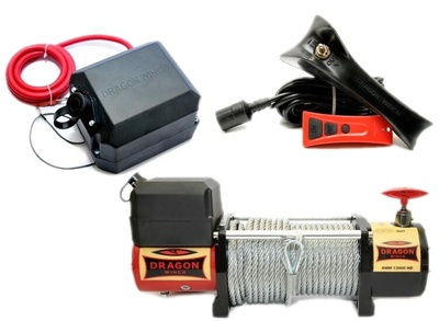 Wyciągarka dwm13000hd dragon winch 6t wciągarka24v