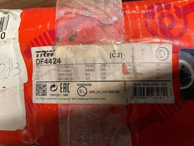 DF4424 trw диск тормозной komplet2szt focus kuga c - max c70