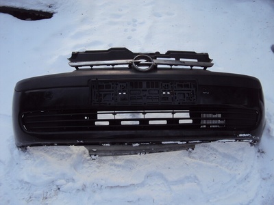 Z20R бампер corsa c 2002r решетка радиатора хромированная чёрный