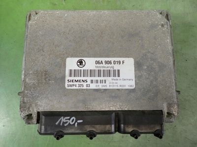 06A906019F блок управления двигателя skoda октавия i 1.6 b 5wp432503