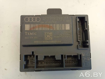 4F0959793C Блок управления двери передней левой Audi A6 C6 (S6,RS6) 2006