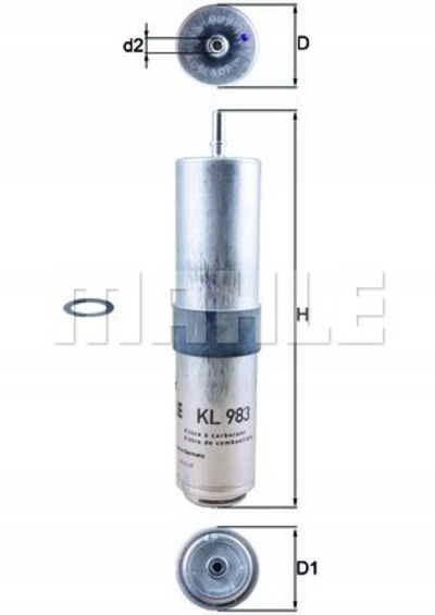 KL983D фильтры топлива knecht kl 983d