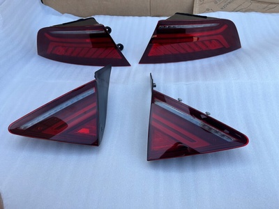 4G8945094K audi a7 c7 рестайлинг лампы фара крышки багажника задняя matrix dynamik 4g8045095f 2017r сша