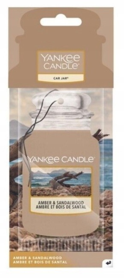Yankee candle zawieszka zapachowa amber sandalwood для автомобиля zapach