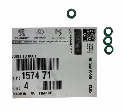 157471 уплотнительное кольцо перевод форсунок peugeot citroen hdi набор