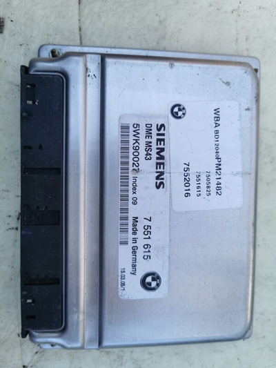 7551615 блок блок управления dme bmw 5wk90027