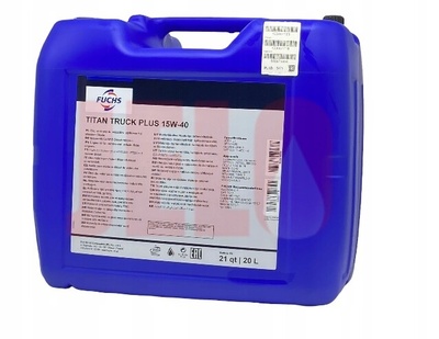 Масляный fuchs titan грузовик плюс 15w40 20l